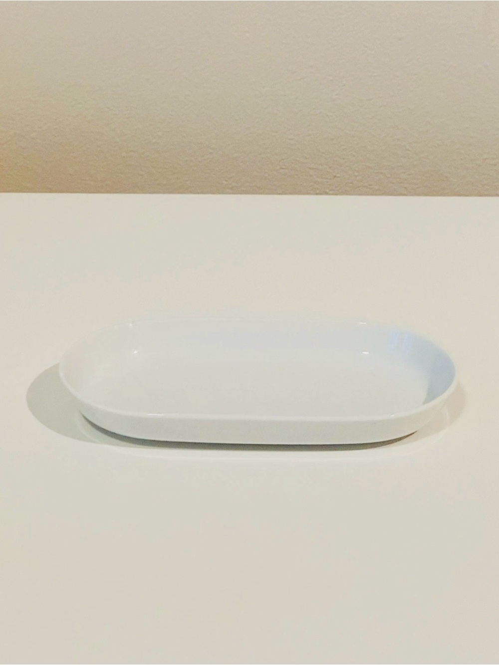 IKEA White Oval Ceramic Serving Tray